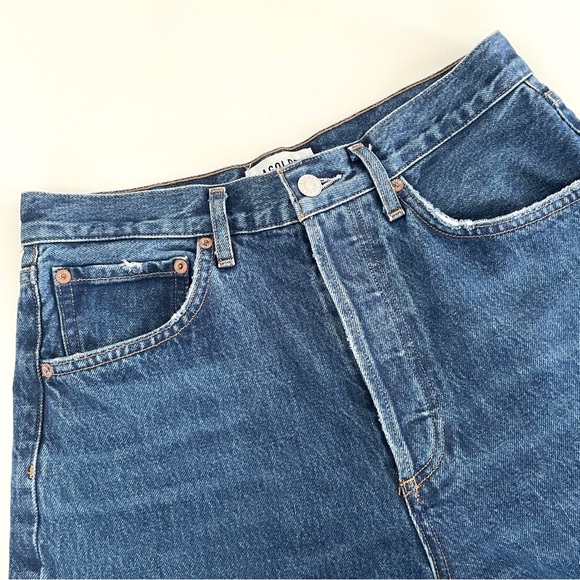 Agolde Dame High Rise Wide Leg Jeans - Picture 6 of 12